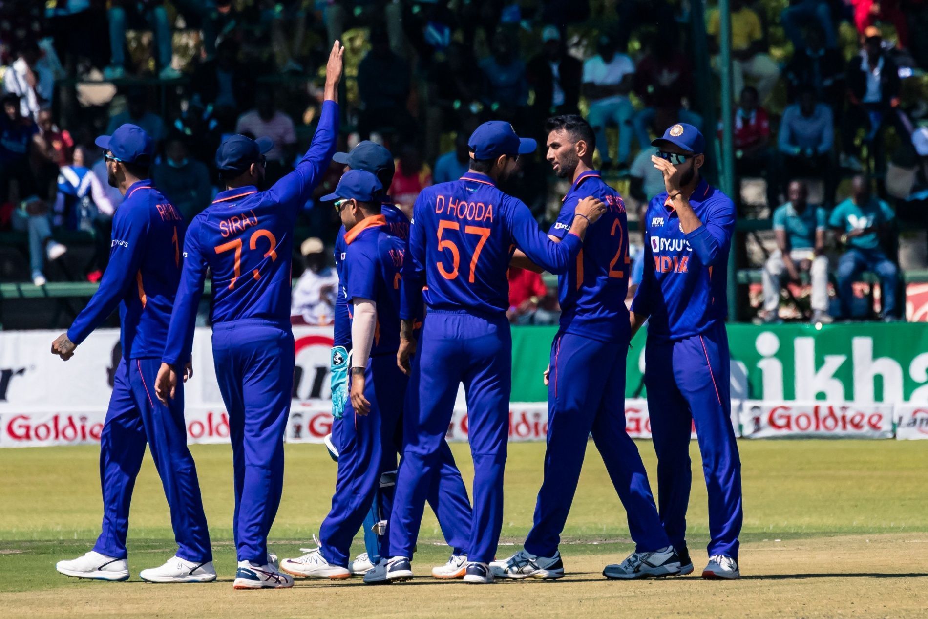 India&rsquo;s bowlers excelled in the 1st ODI in Harare. Pic: ICC