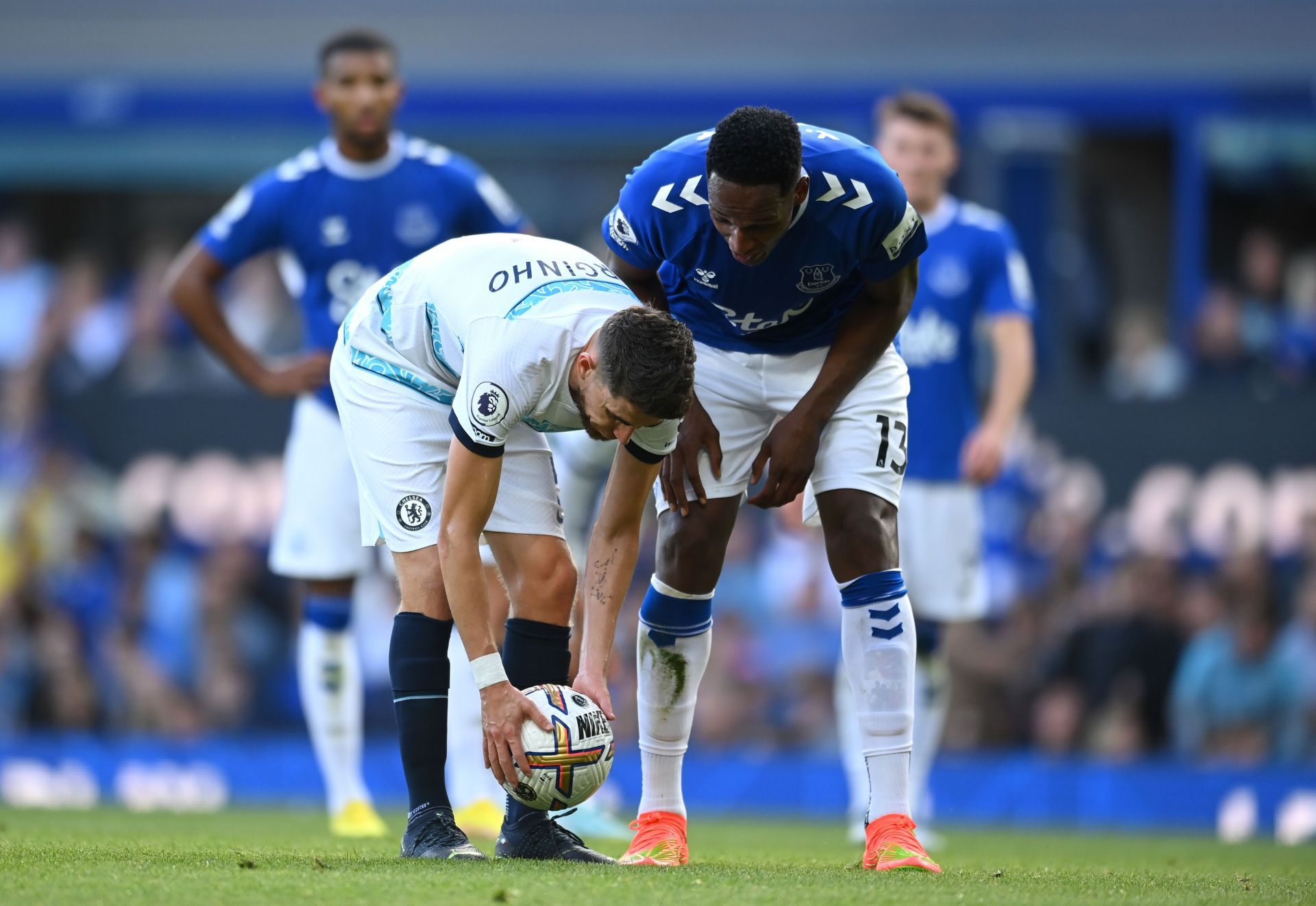Jorginho scored the match-winning goal to condemn Everton to their first opening day loss since 2012
