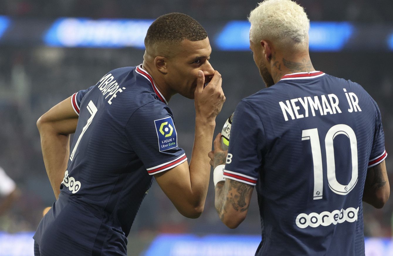 Kylian Mbappe (left) and Neymar Jr. (right) (photo cred: The42)