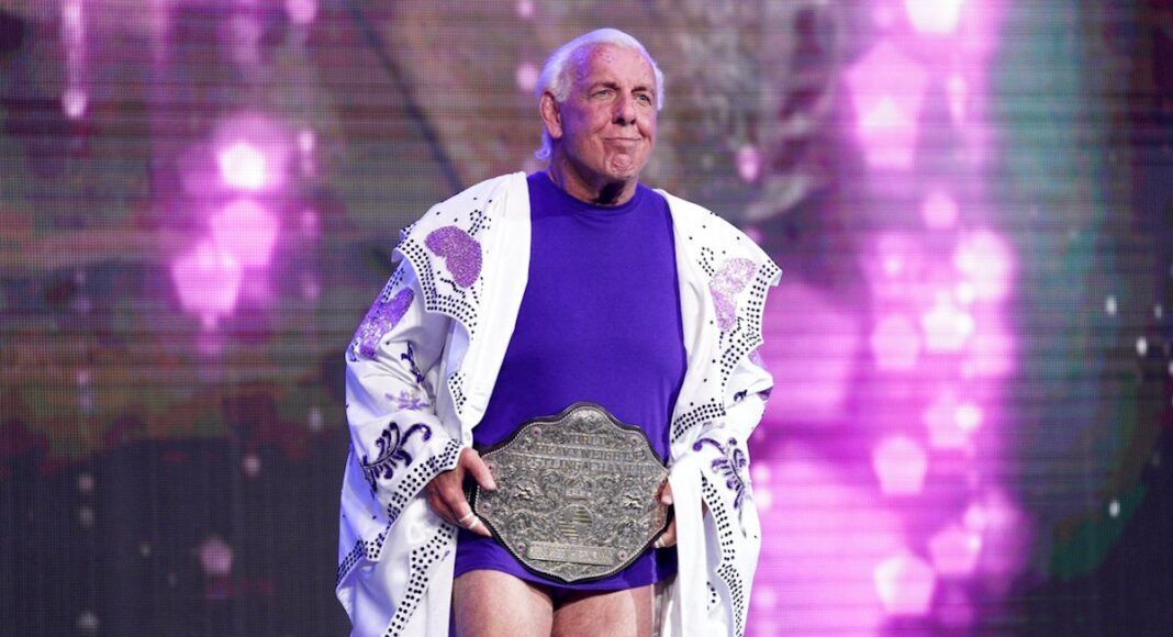 Flair with the 'Big Gold Belt'