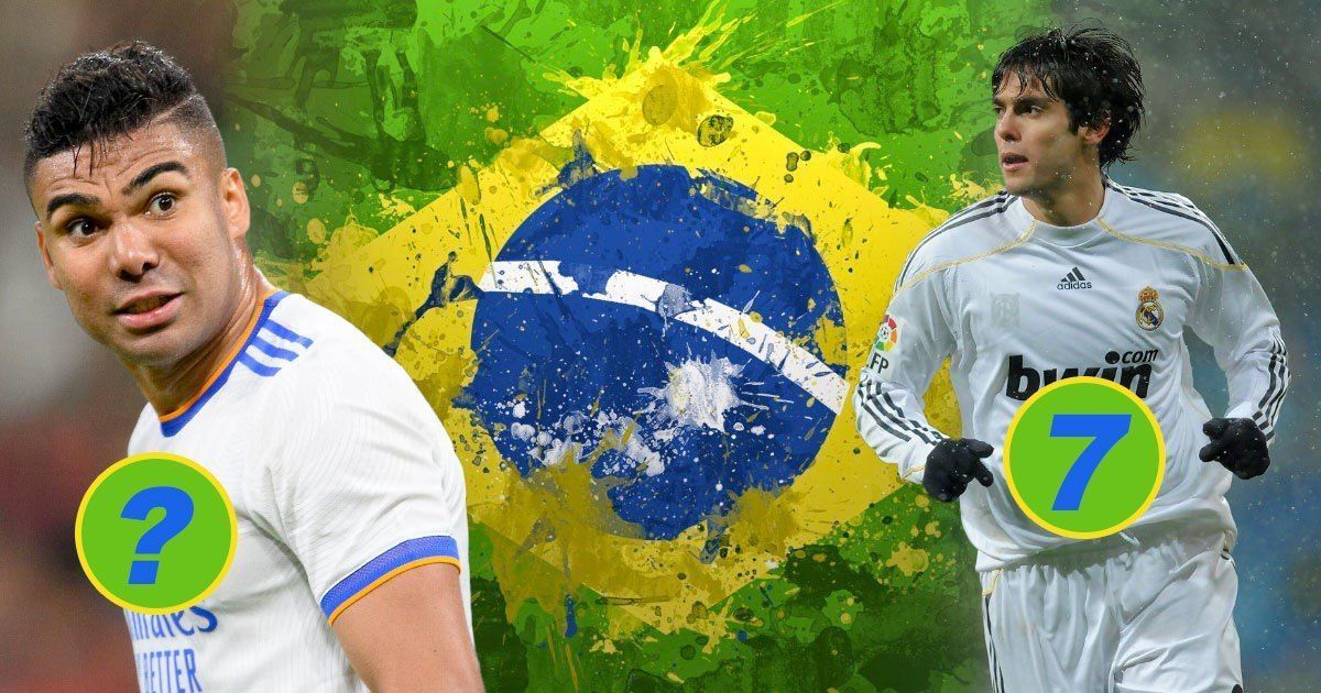 Former Real Madrid players Casemiro and Kaka are two of the most expensive Brazilians in history