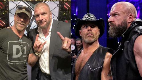 WWE EVP Triple H with VP of Talent Development Shawn Michaels