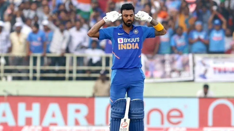 KL Rahul sends a message to critics. Pic: BCCI