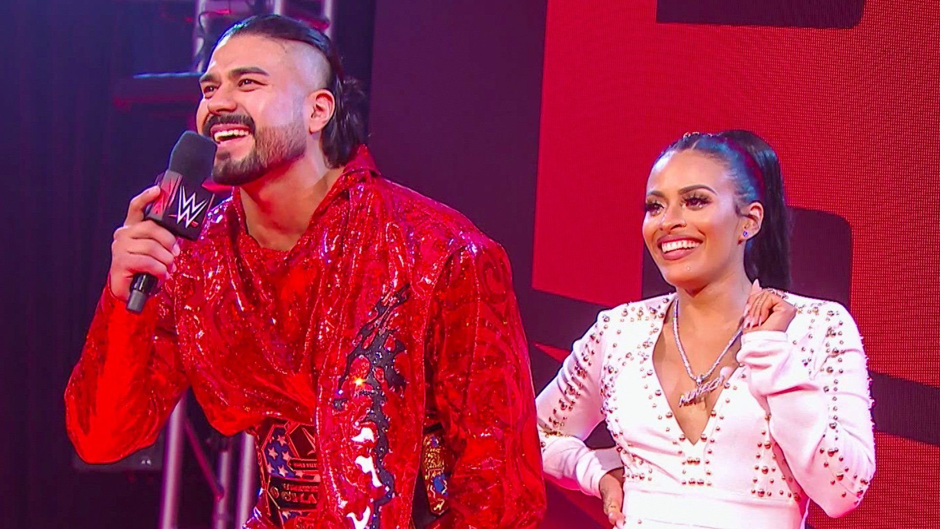 Andrade and Zelina Vega