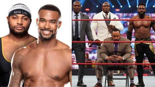 The Street Profits (L) and The Hurt Business (R)