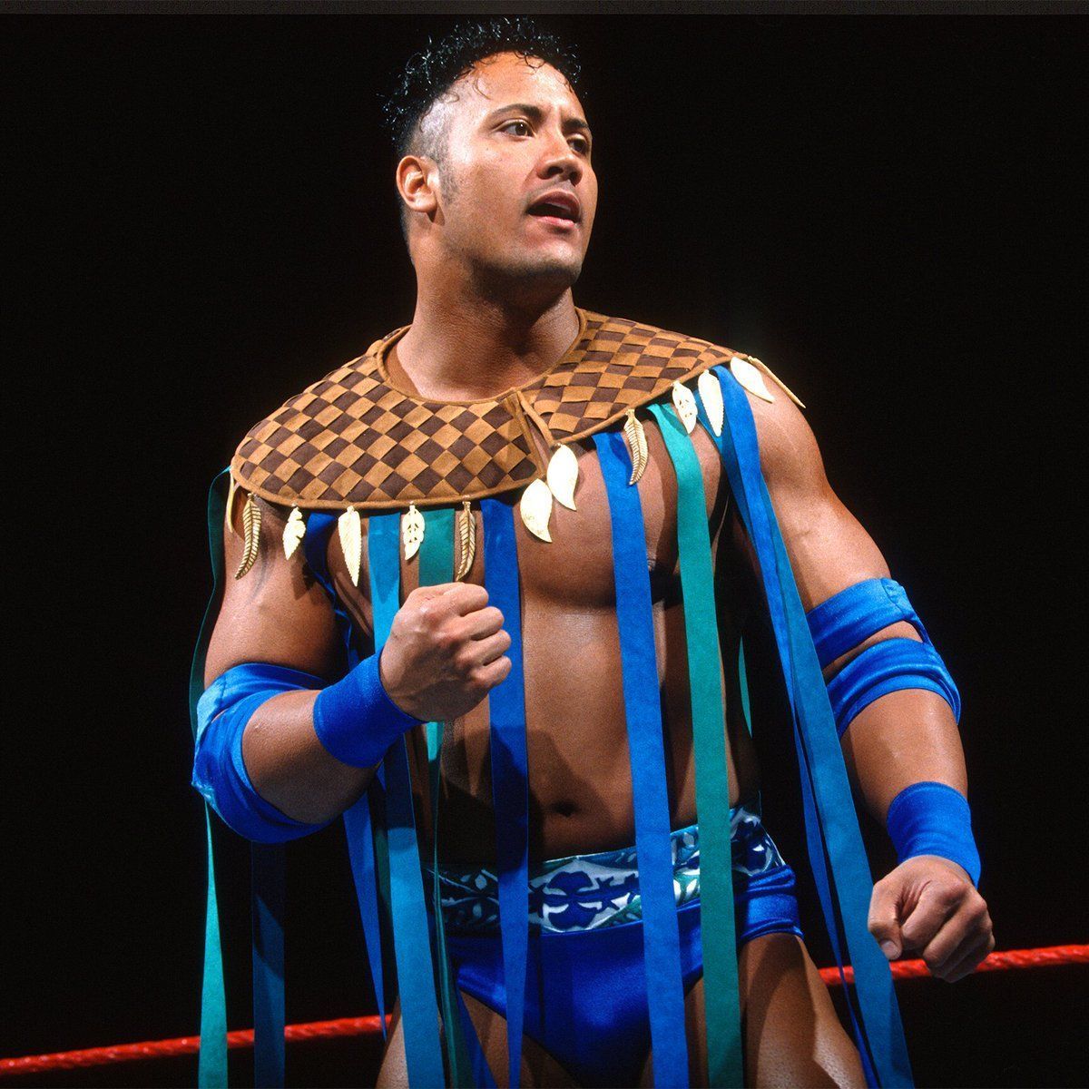 This was one of Dwayne Johnson&#039;s early gimmicks in WWE.
