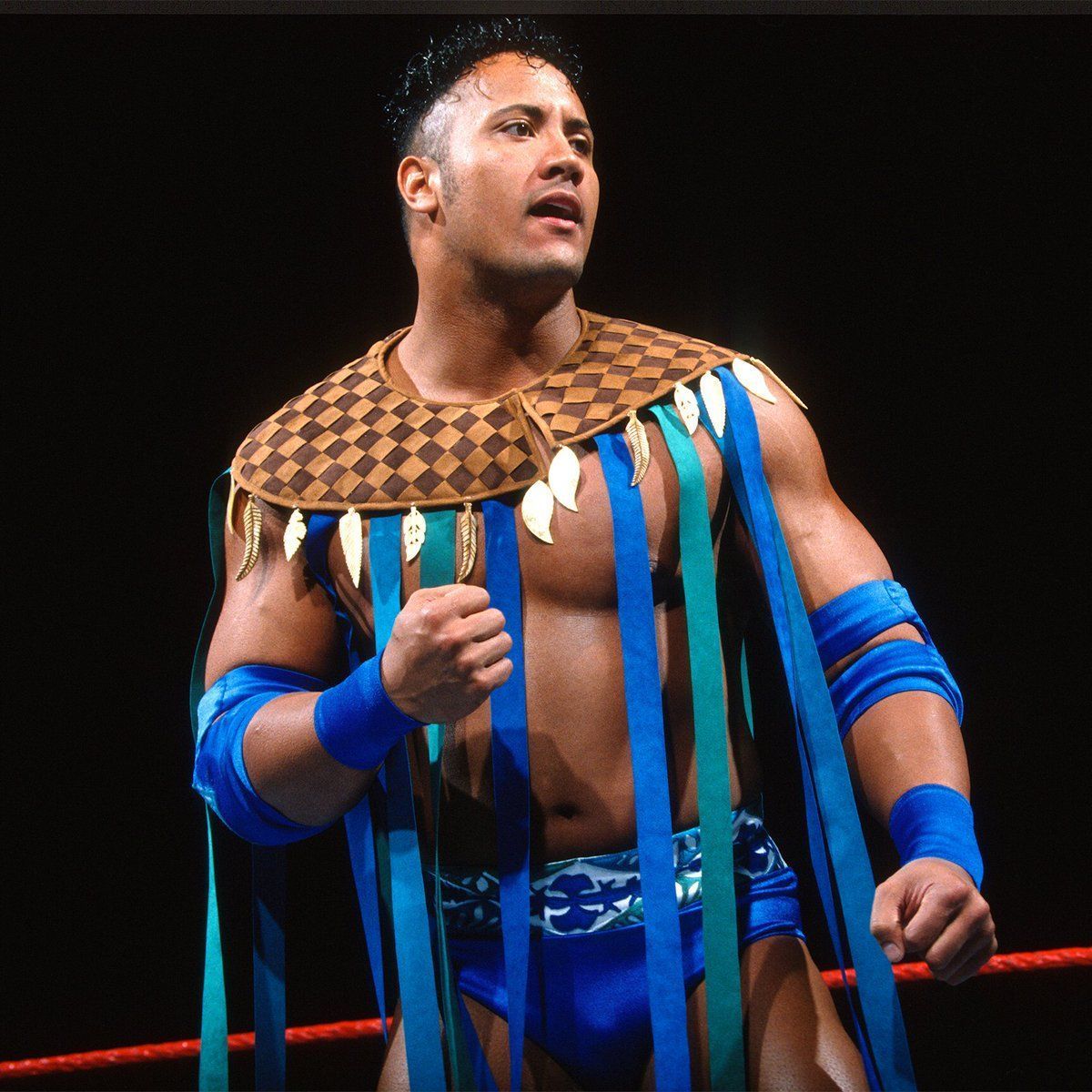 This was one of Dwayne Johnson's early gimmicks in WWE.