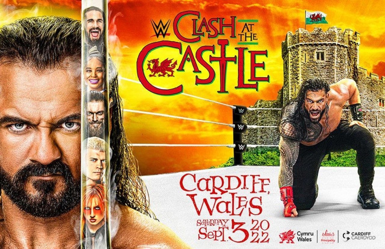 WWE Clash at the Castle में रोमन रेंस और ड्रू मैकइंटायर का मुकाबला होगा