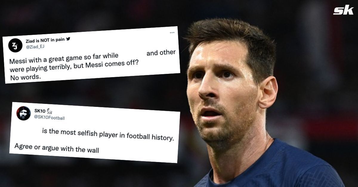 Fans react to Lionel Messi being subbed off against AS Monaco