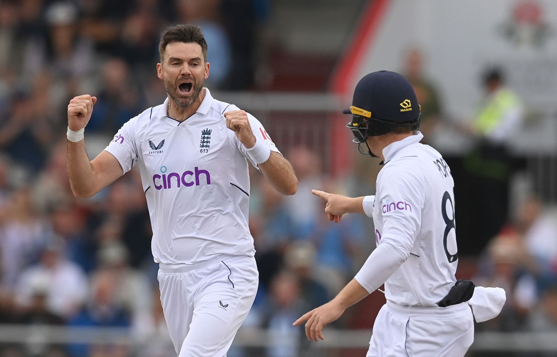 James Anderson shone in his 100th Test on home soil.