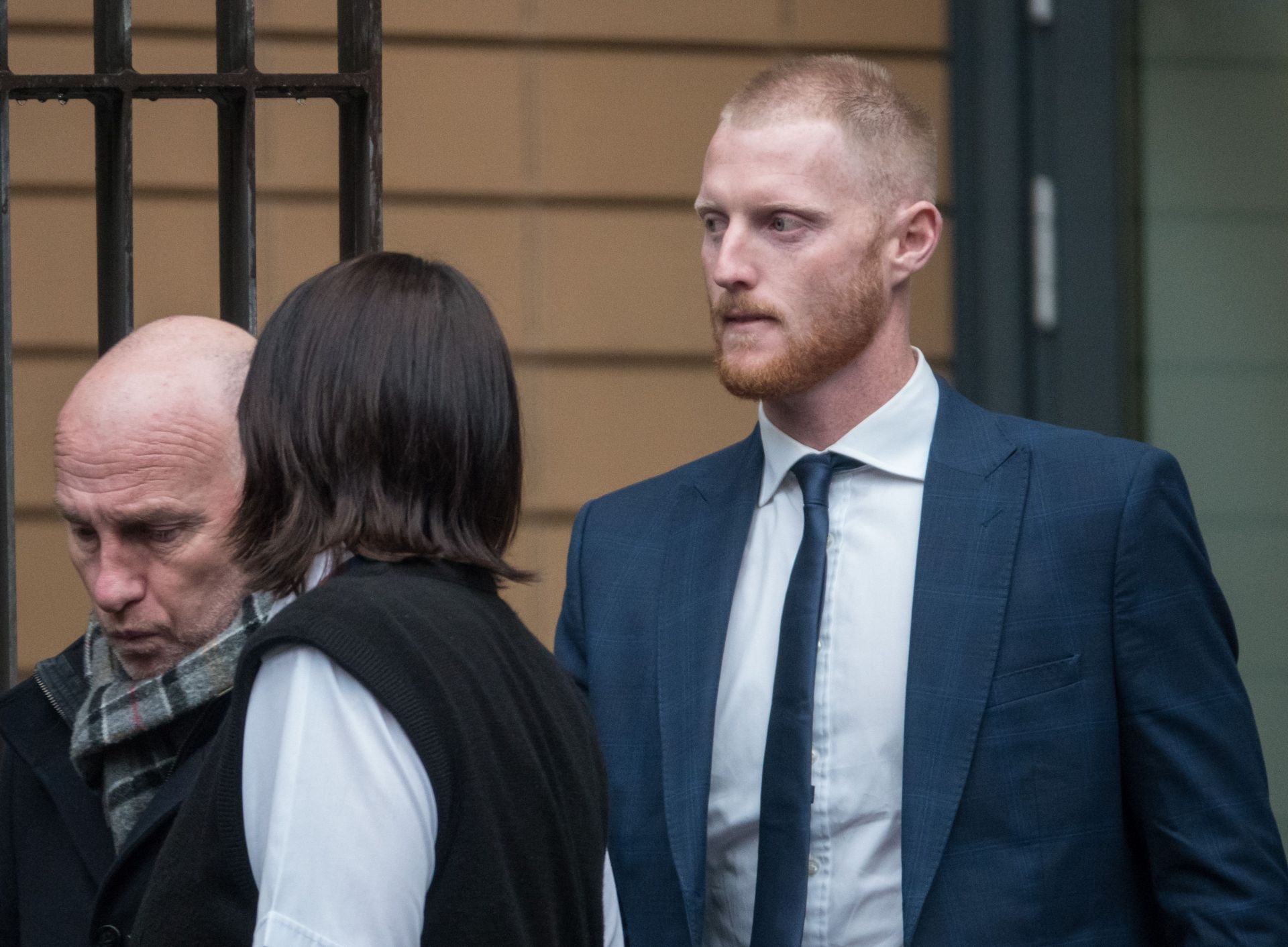 England Cricketer Ben Stokes at a trial for affray. (Credis: Getty)