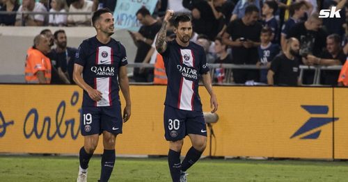 Messi scored a goal in Parisian's 4-0 victory.