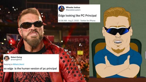 The WWE Universe believes Edge looks like a South Park character