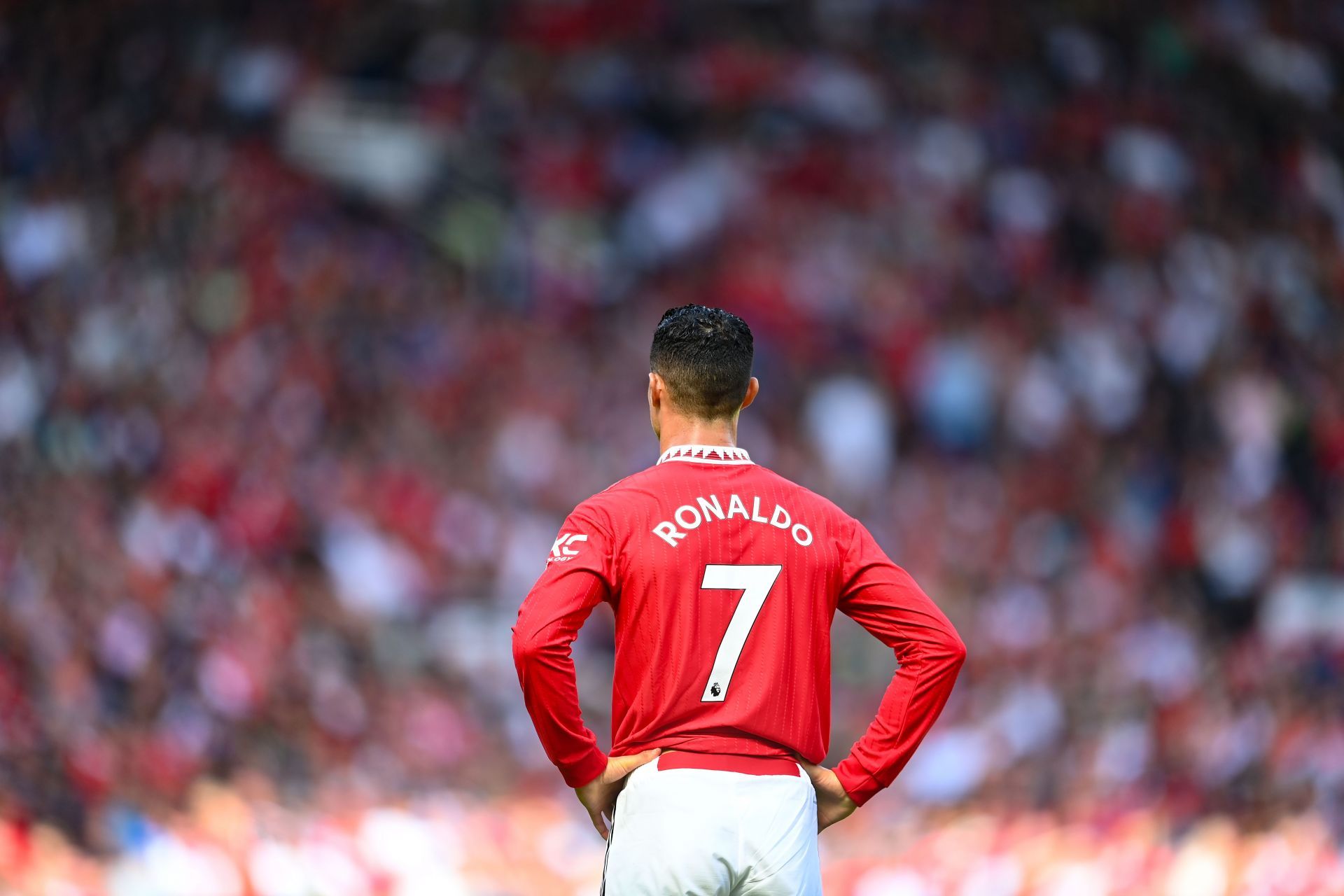 Cristiano Ronaldo is a frustrated figure at Old Trafford.