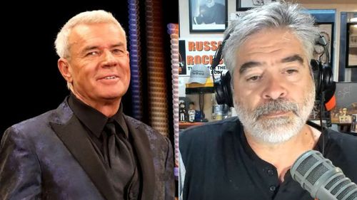 Eric Bischoff (left); Vince Russo (right)