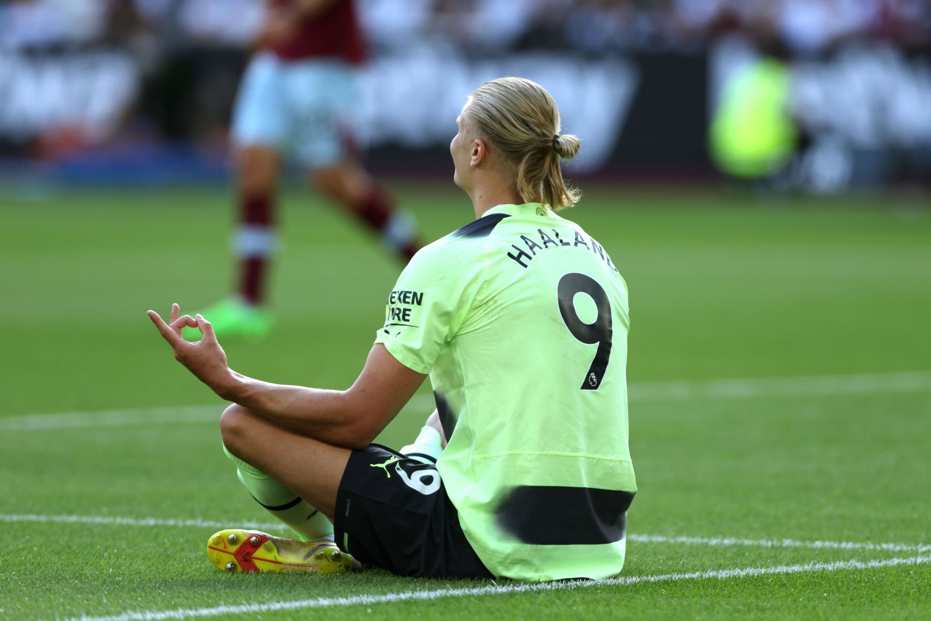 Haaland scored a brace on his Premier League debut