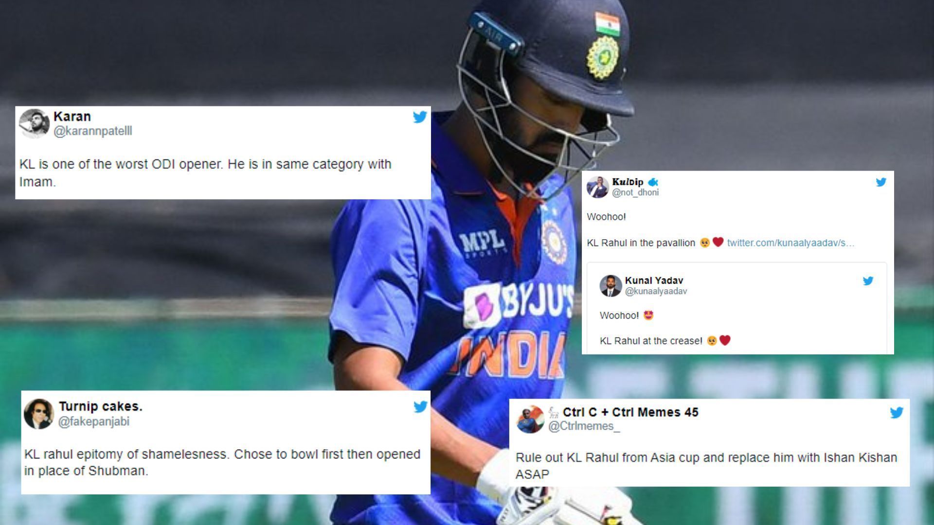 KL Rahul&#039;s ploy to promote himself didn&#039;t work in the second ODI. (P.C.:Twitter)