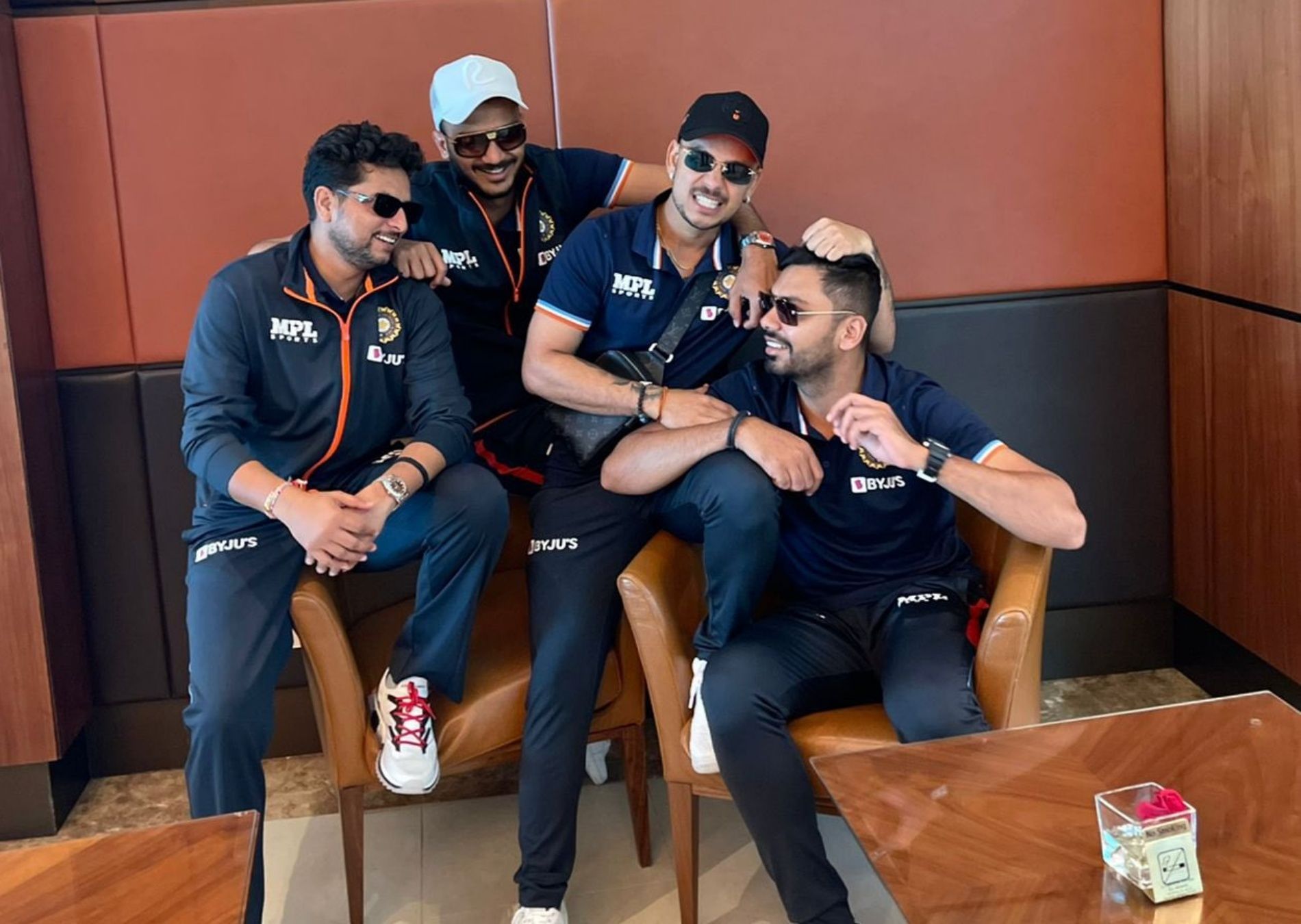 Ishan Kishan shared this picture with teammates on Instagram.