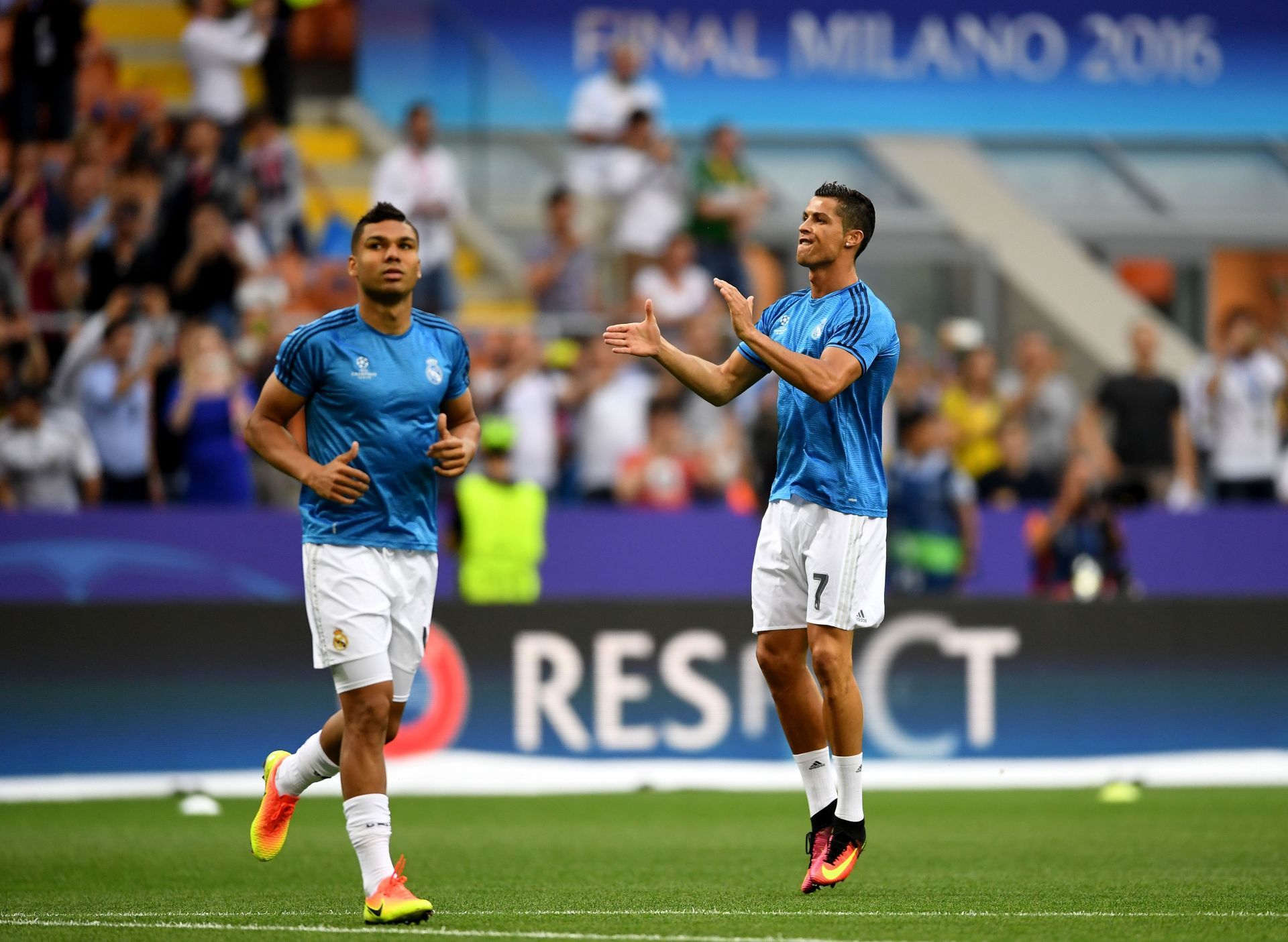 Cristiano Ronaldo and Casemiro