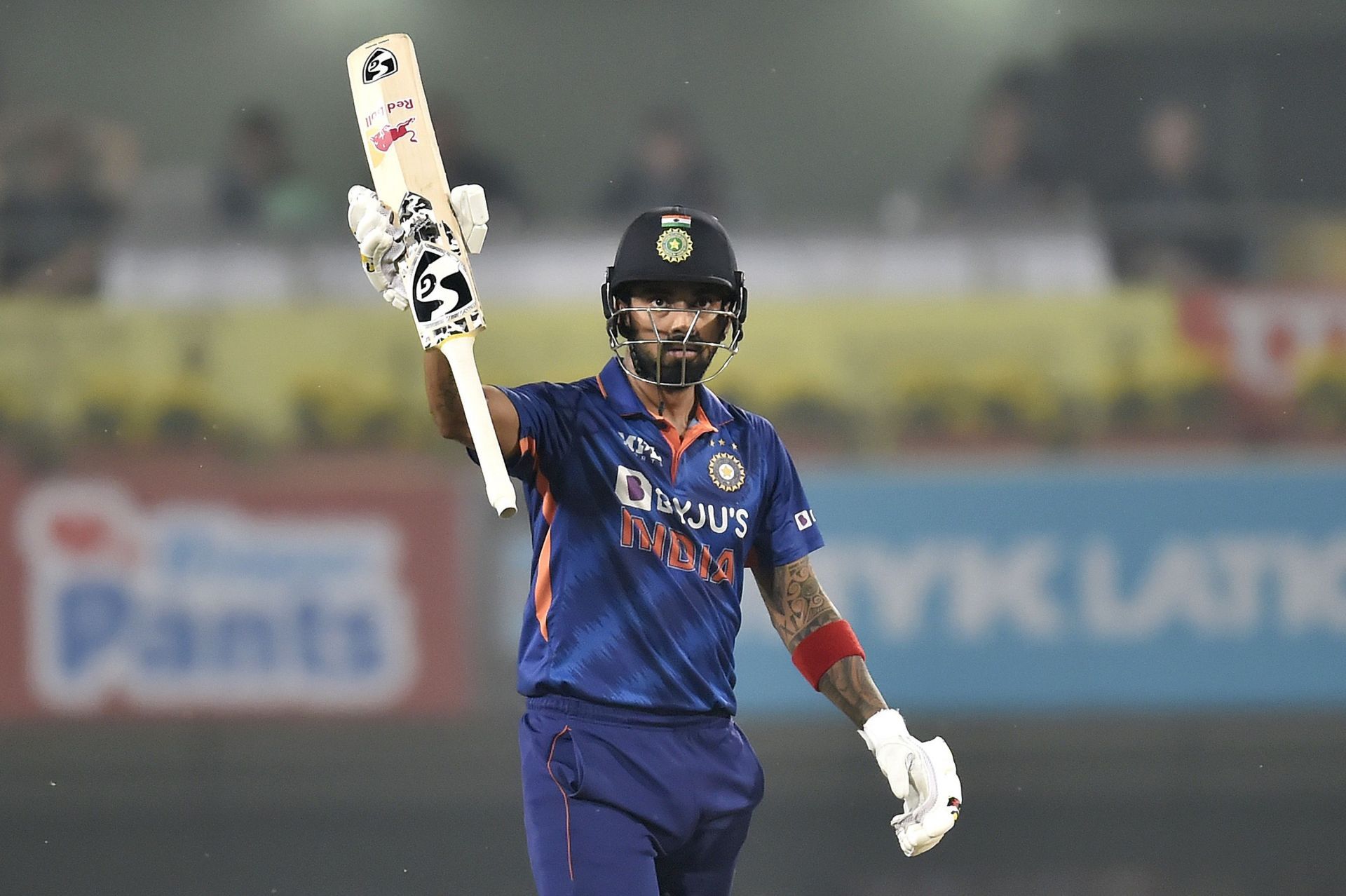 KL Rahul during an India v New Zealand T20 International