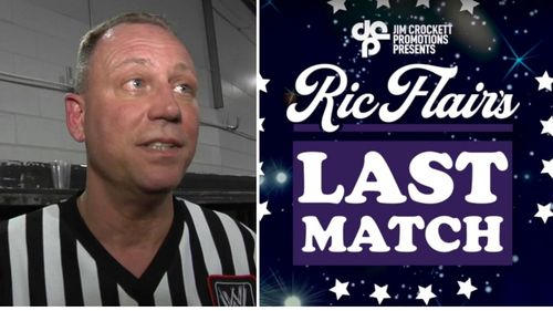 Mike Chioda will officiate Ric Flair's last match