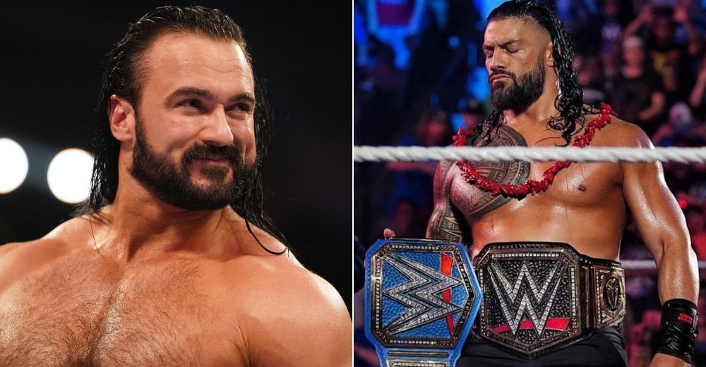Drew McIntyre and The Tribal Chief Roman Reigns