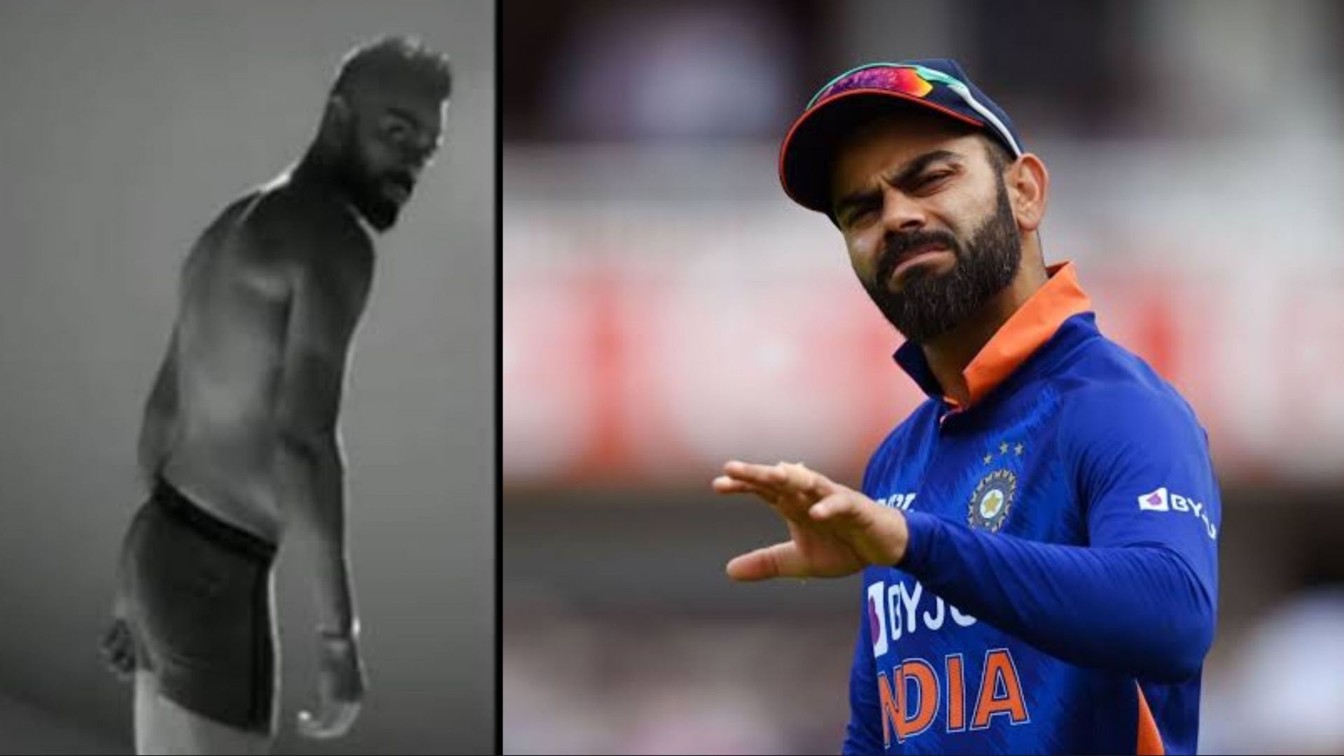 Virat Kohli has seen many ups and downs in his life (Image: YouTube/Getty)