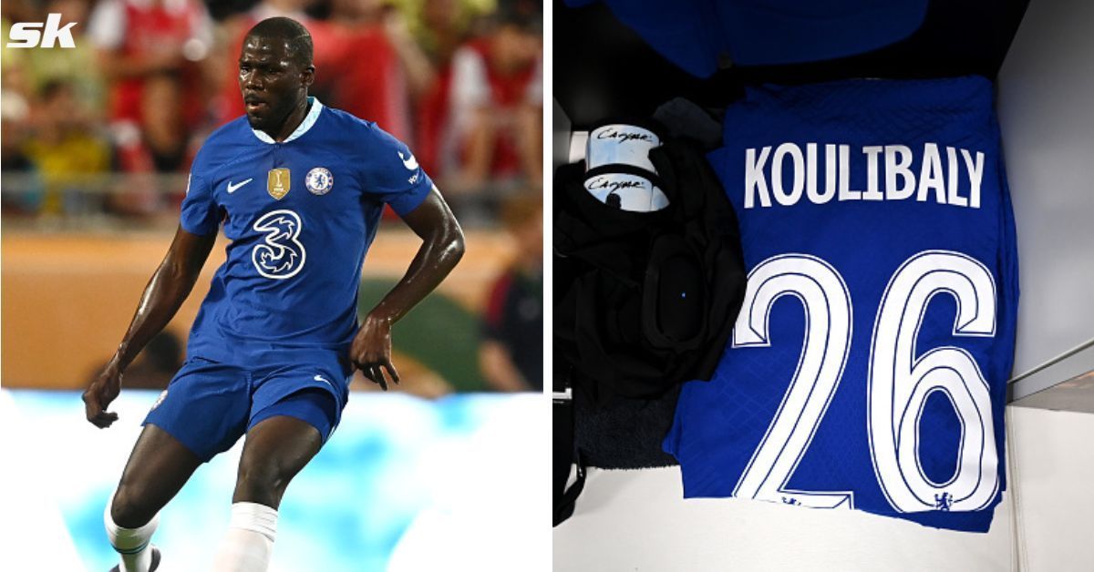 Kalidou Koulibaly will wear the number 26 shirt for Chelsea.