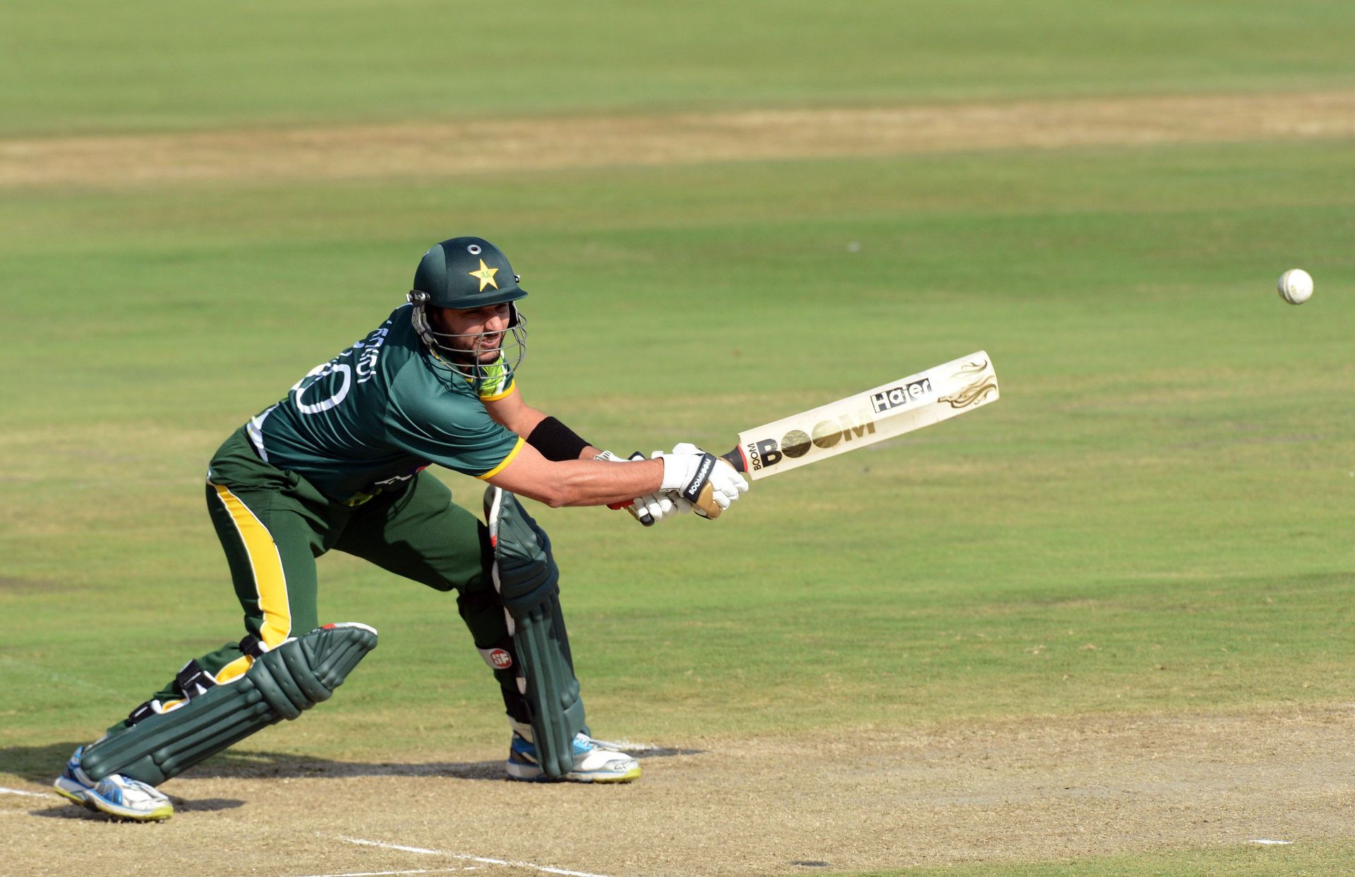 Shahid Afridi during South Africa v Pakistan T20