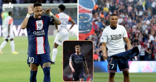 Kevin de Bruyne had his pick among PSG stars Kylian Mbappe and Neymar.