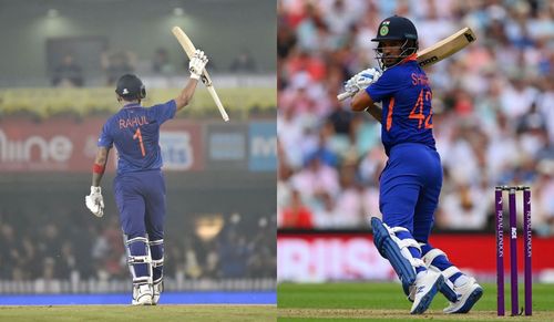 KL Rahul (left) and Shikhar Dhawan. Pics: Getty Images.