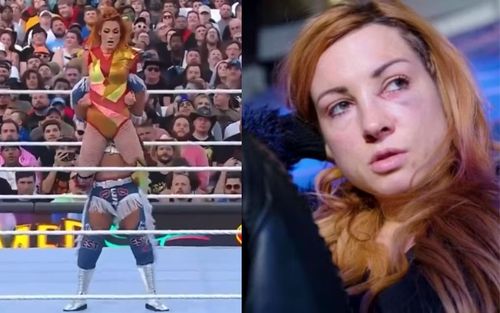 Becky Lynch was injured during her match at SummerSlam