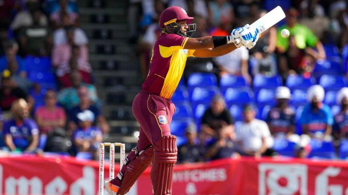 Nicholas Pooran scored 14 off 11 deliveries in the second T20I against India