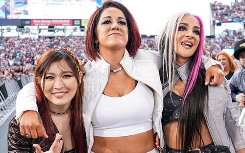 Bayley, Dakota Kai, and Iyo Sky showed up at SummerSlam