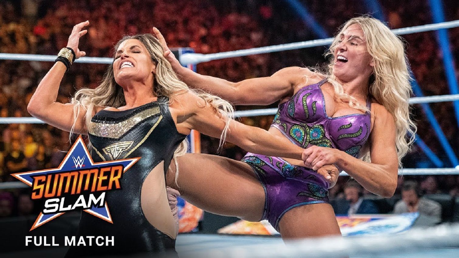 Trish and Charlotte had an epic battle at Summerslam 2019