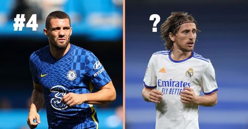 Mateo Kovacic (left) and Luka Modric (right)