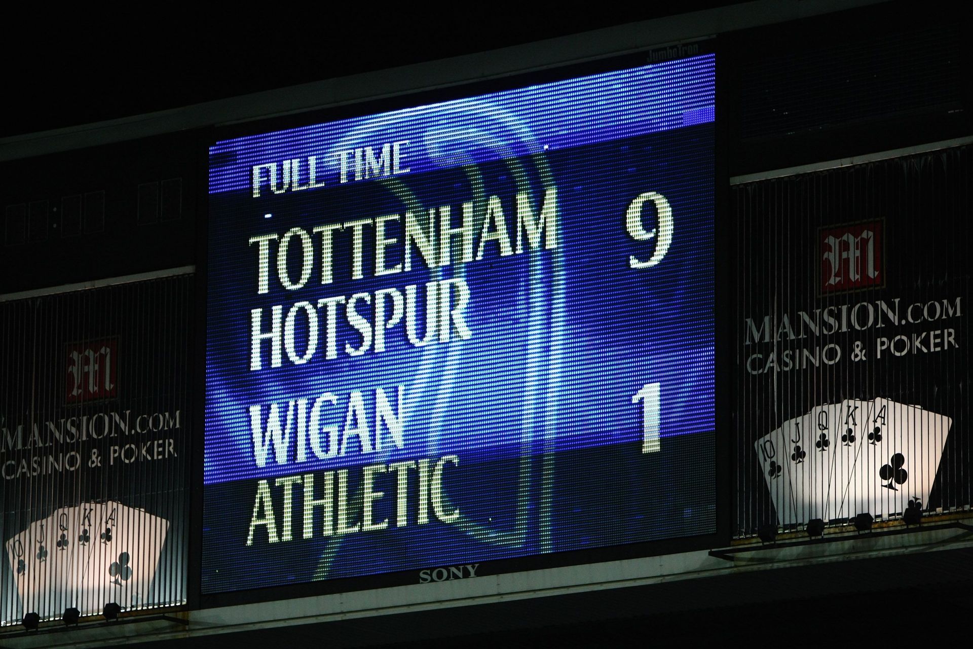 Spurs blew Wigan away