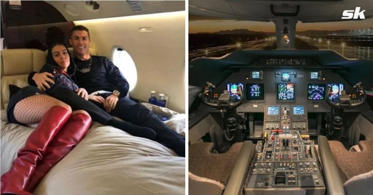 Cristiano Ronaldo owns a fancy jet worth &pound;20 million (Photo Credit: Instagram and Avbuyer)