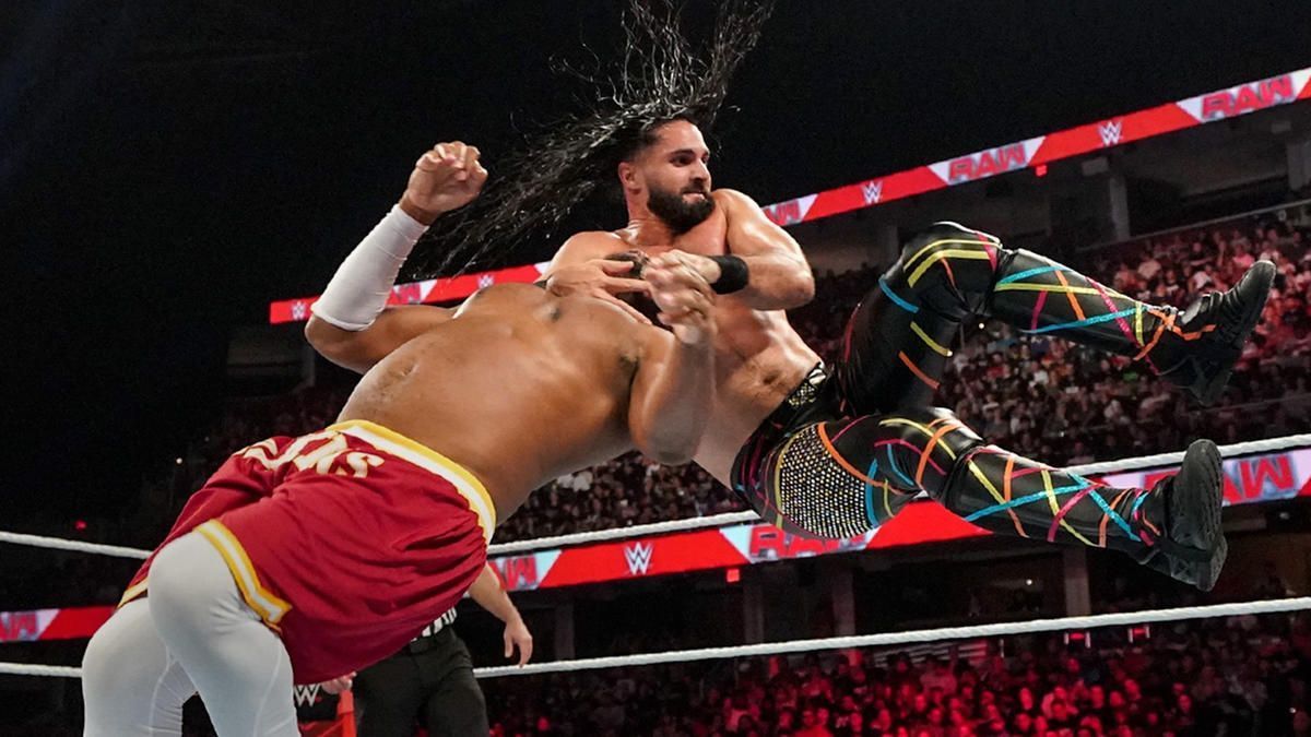 Seth Rollins defeated Angelo Dawkins last week