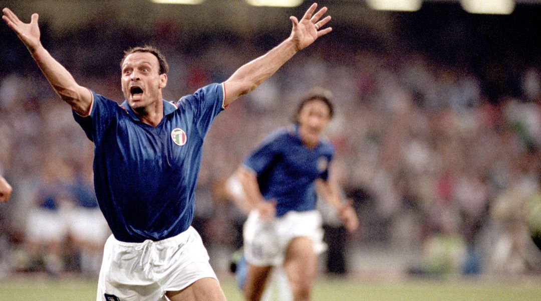 Salvatore Schillaci at the 1990 FIFA World Cup