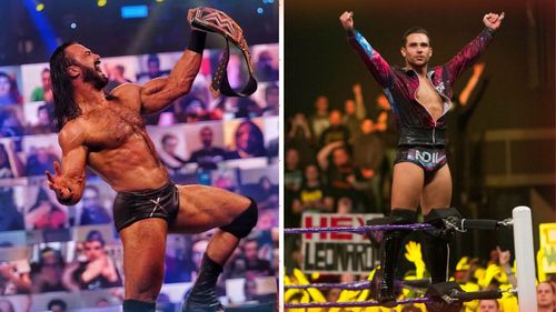 Drew McIntyre and Noam Dar, two of the UK's biggest WWE stars