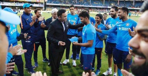 Rishabh Pant made his T20I debut against England in 2017. (Credit: Twitter)