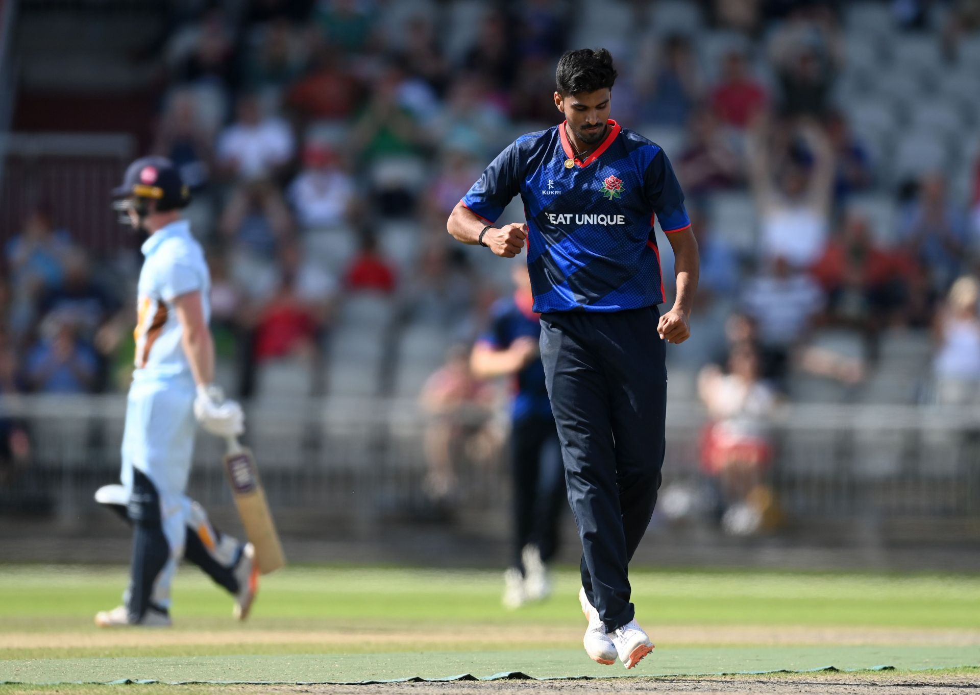 Washington Sundar suffered an injury while playing for Lancashire