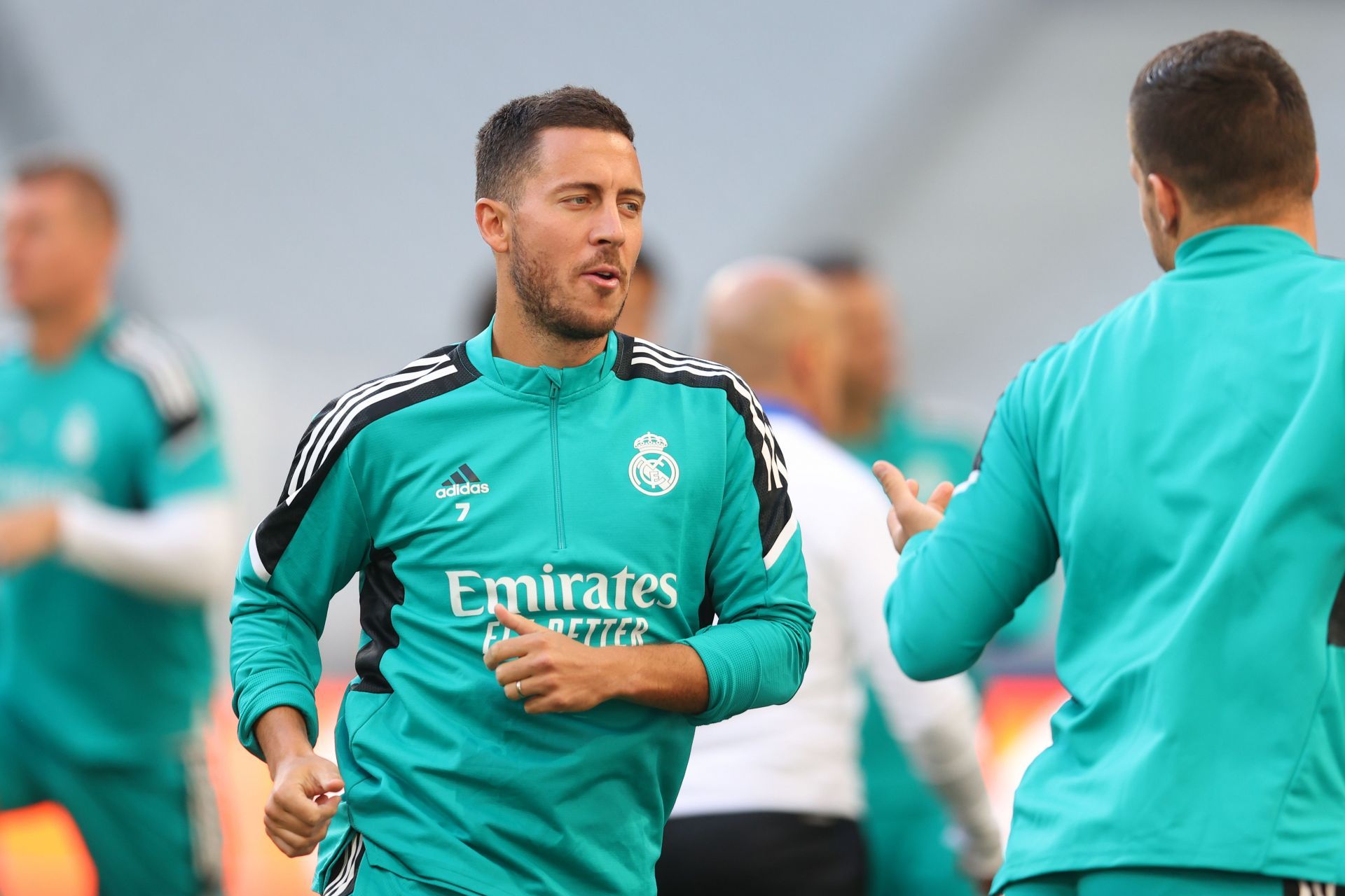 Eden Hazard is a peripheral figure at the Santiago Bernabeu.