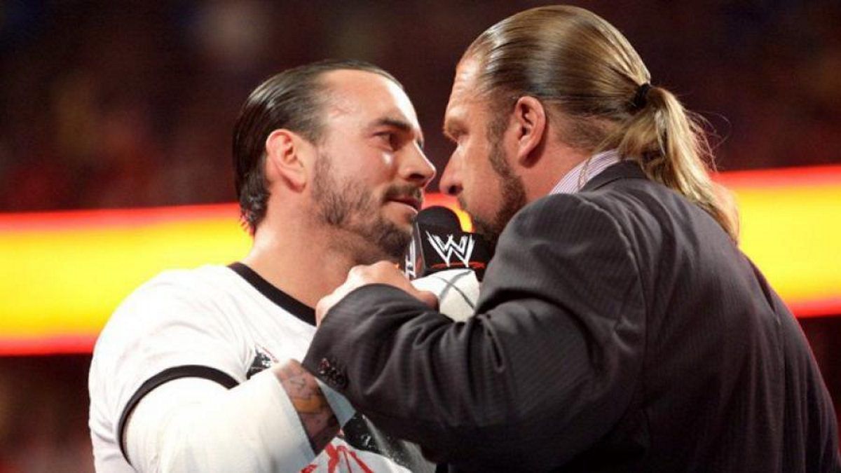 CM Punk was set to face Triple H at 'Mania