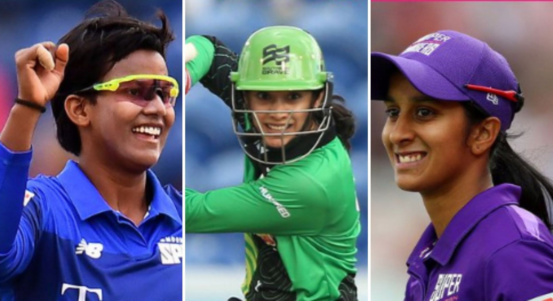 Three Indian women cricketers will play in The Hundred. [Pic credits: ESPNCricinfo/Twitter]