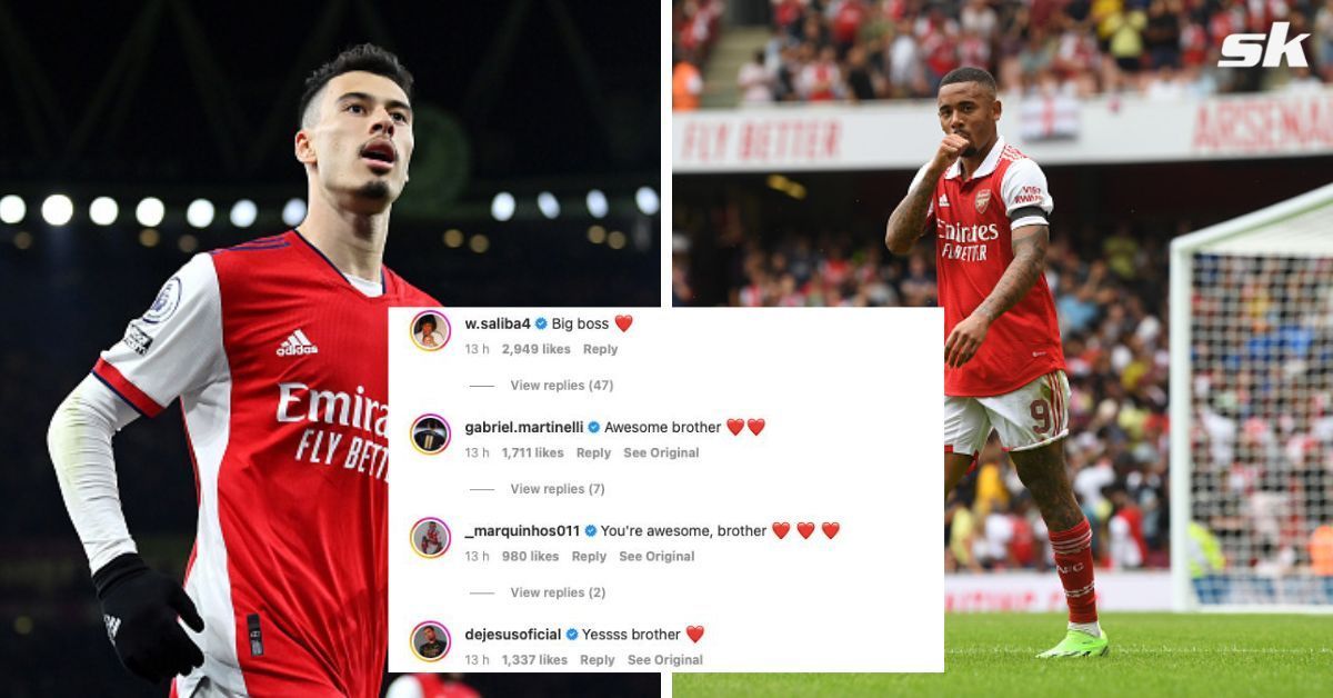 Gabriel Magalhaes was showered with plaudits on social media.