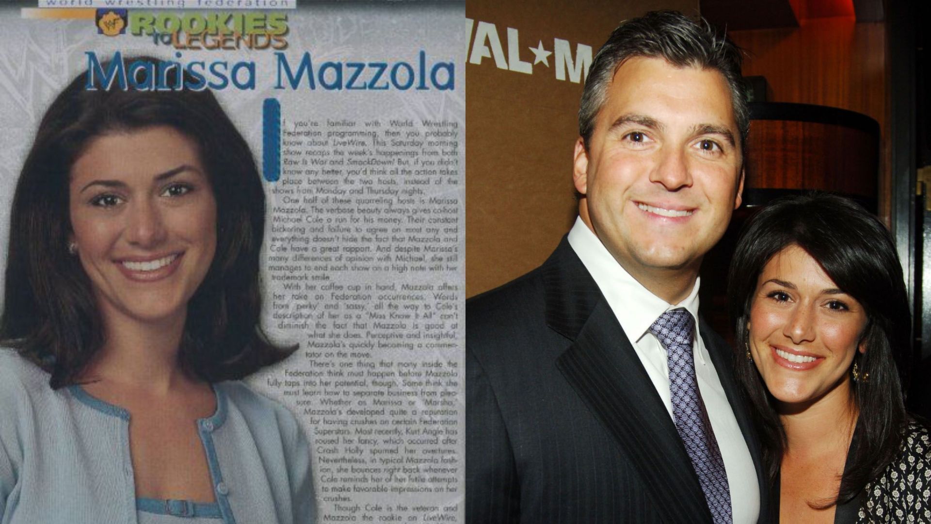 Marissa Mazzola had a few backstage jobs and co-hosted LiveWire