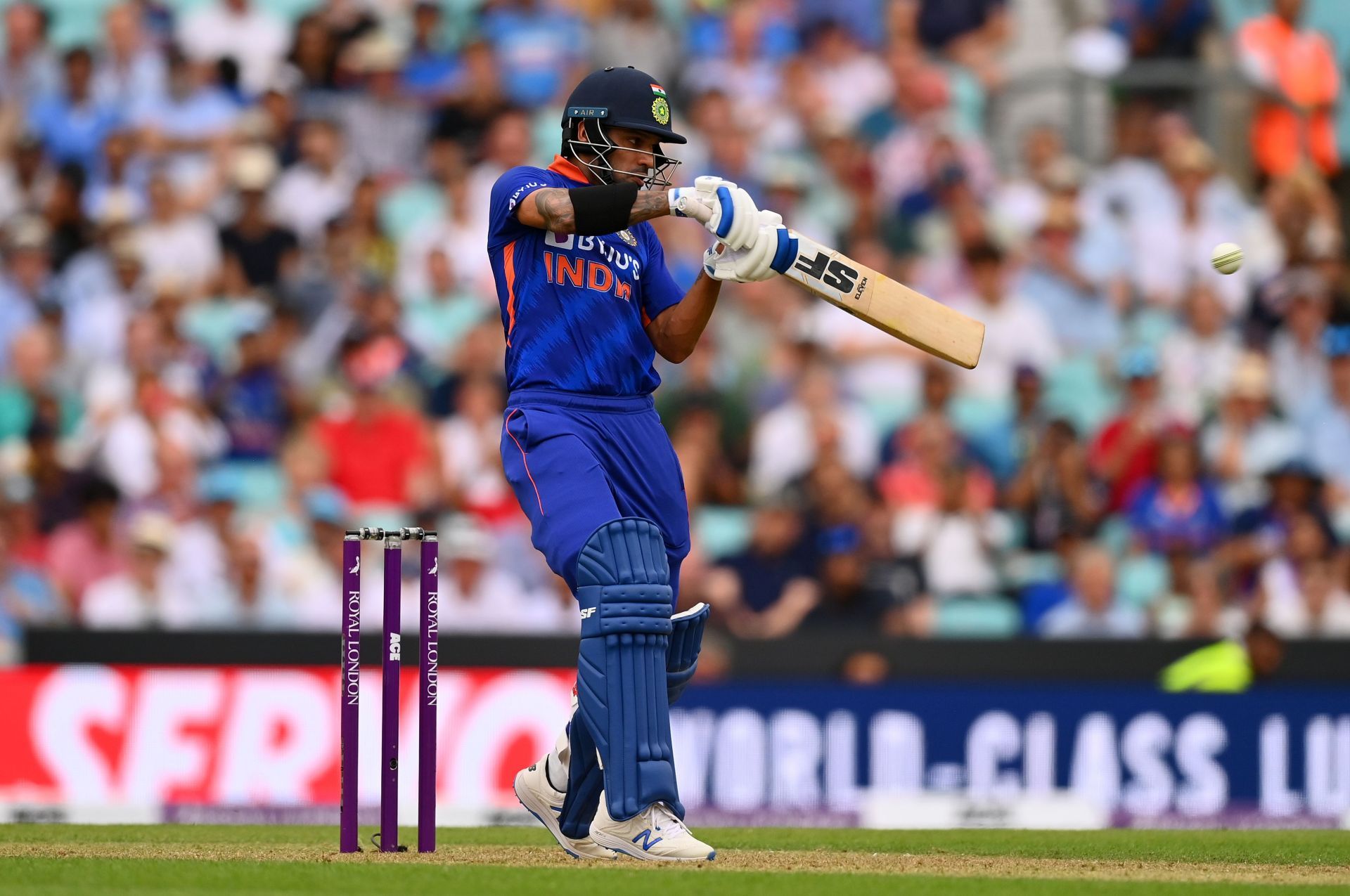 Shikhar Dhawan was dismissed cheaply in the last two ODIs against England