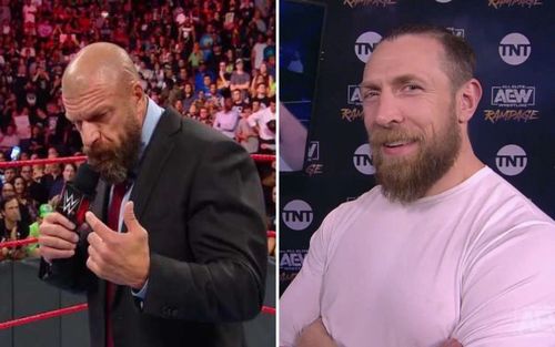 Triple H (left); Bryan Danielson (right)